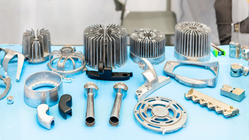 Aluminum die casting parts collection