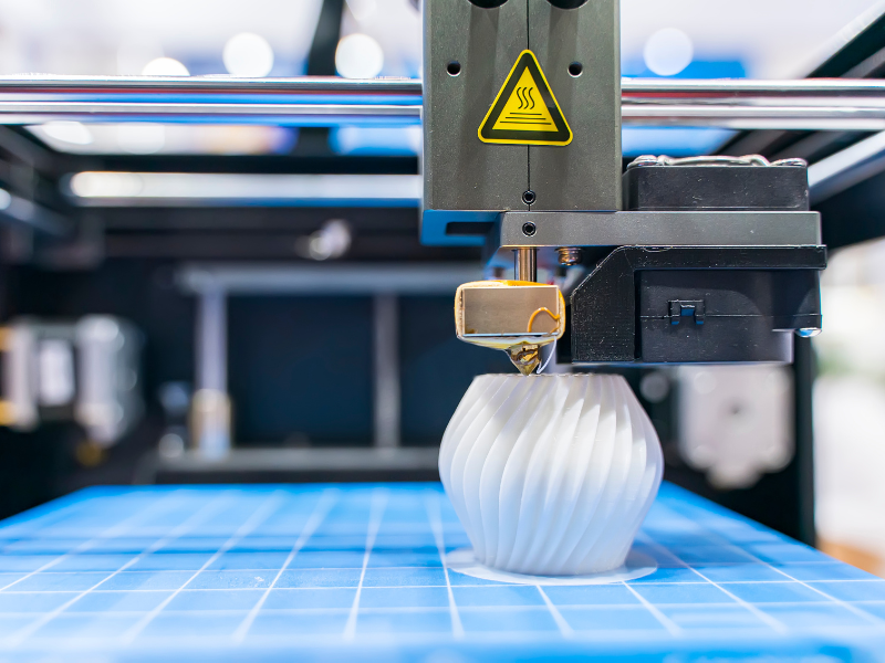 3D Printer Printing Prototypes