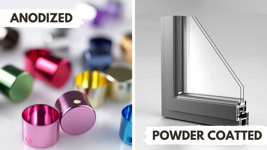 Anodized vs Powder Coated Metal (Aluminum) Finish