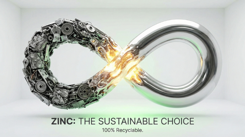 Zinc is recyclable