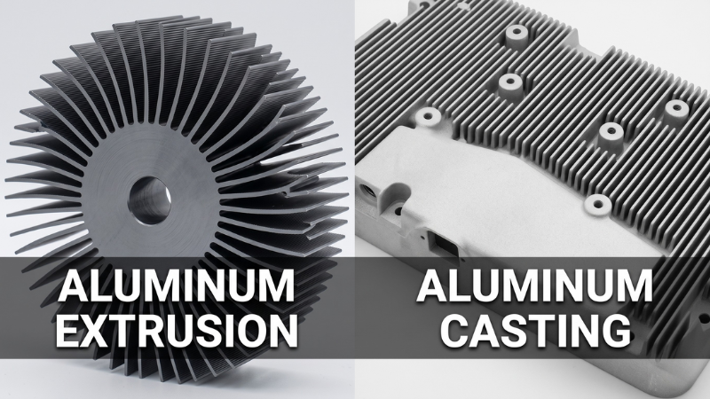 Extrusion vs Casting of Aluminum