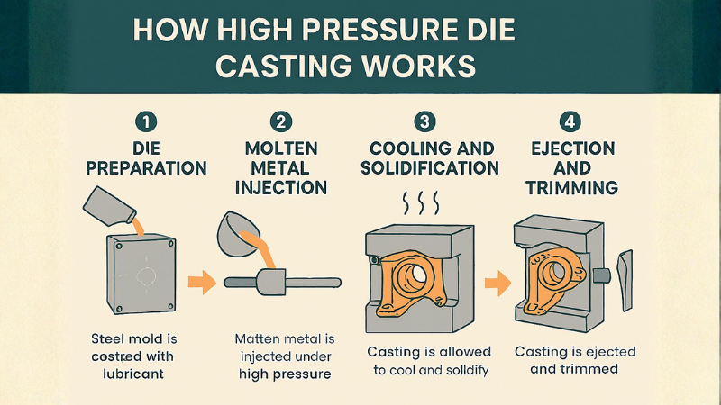 High-Pressure Die-Casting Steps