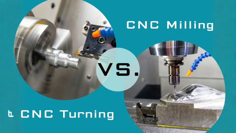 CNC Milling vs CNC Turning